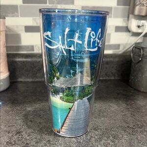 Tervis Salt Life Tumbler with Blue and Green Design